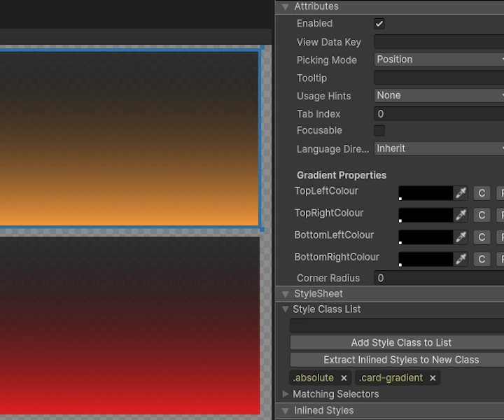gradient element showcase image