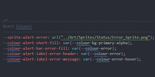 Theme file focused on UI variables